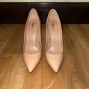 YSL Beige Heels